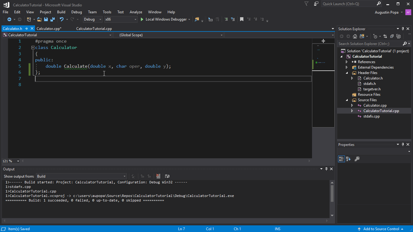 Config cpp. Отладчик Visual Studio. Калькулятор в Visual Studio. Cpp. Локальный отладчик Windows.