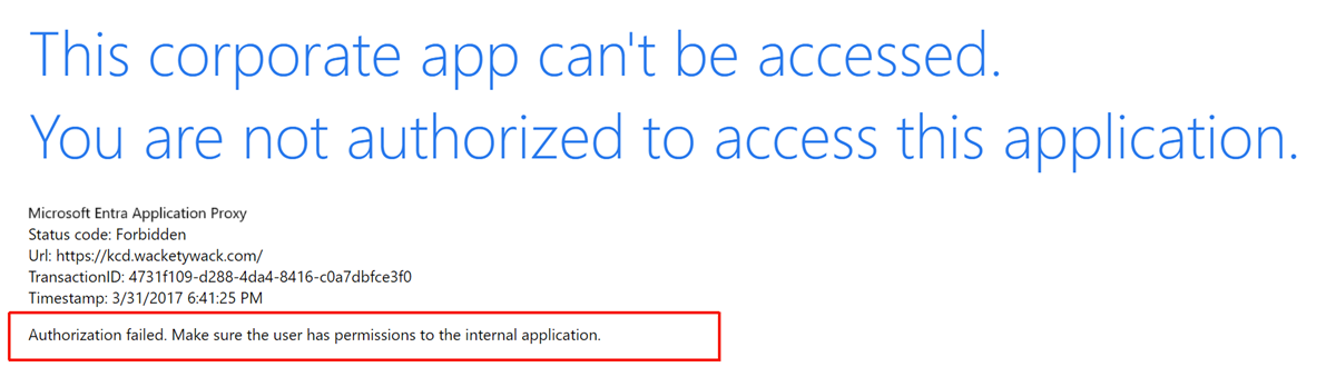 User authorization failed. User authorization failed: user is blocked..