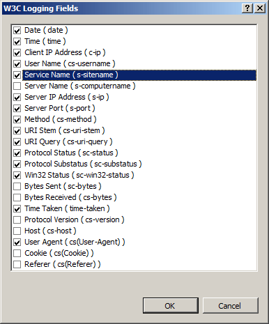 C log system. Ведение журнала IIS.