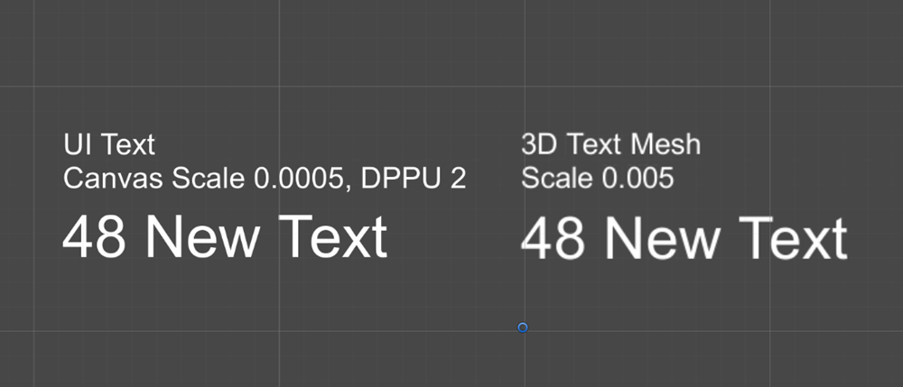 Sharp text rendering quality with proper dimension