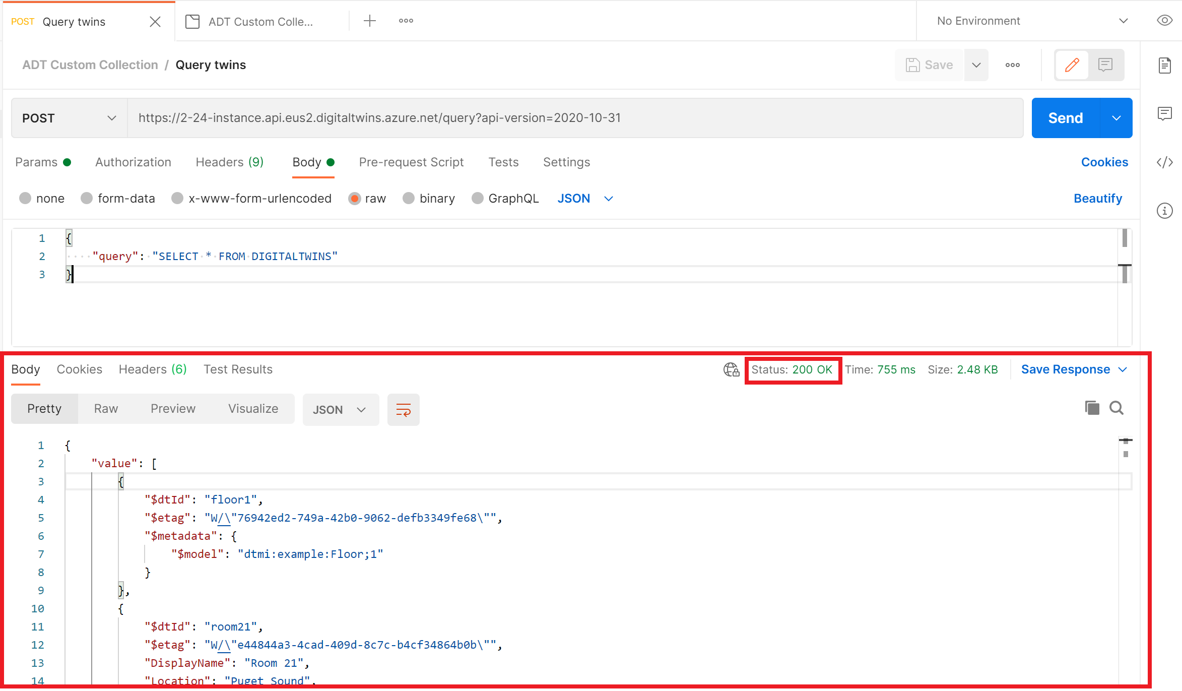 Request send request data. Postman visualize Chart.