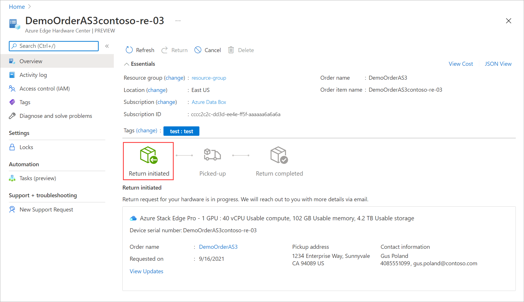 Возврат устройства&nbsp;5