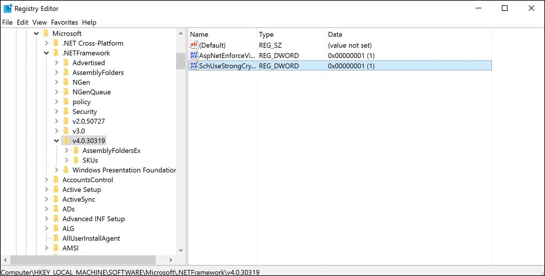 Протокола ssl либо разные наборы шифров. HKEY_local_Machine software wow6432node Microsoft NETFRAMEWORK v4. 0.30319 Assemblyfoldersex. Где находится папка HKLM software. HKEY_local_Machine\software\wow6432node\Microsoft\BIDINTERFACE\Loader. IIS TLS Protocol settings.