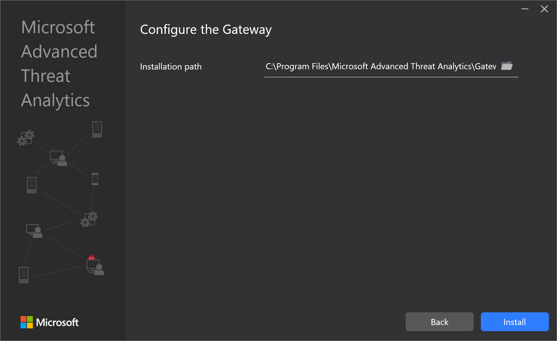 ATA gateway configuration image.