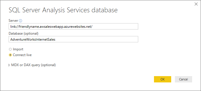 Подключение Power BI Desktop