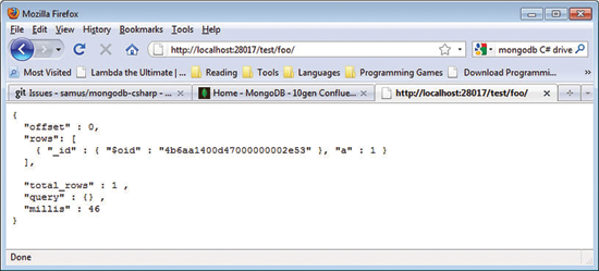 Figure 5 The HTTP URL for Accessing a Collection’s Contents