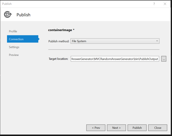 Публикация в файловой системе Публикация: подключение