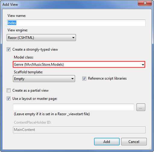 Снимок экрана: меню окна