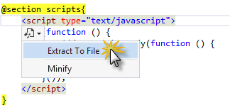 Предложение по извлечению из JavaScript в файл