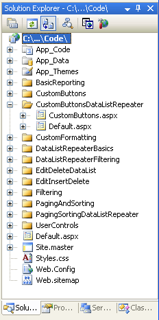 Добавление страниц ASP.NET для руководств по пользовательским Buttons-Related