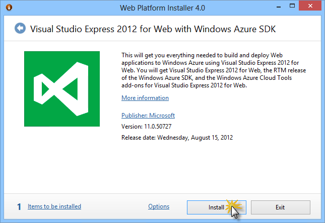 Установка Visual Studio Express Visual Studio Express