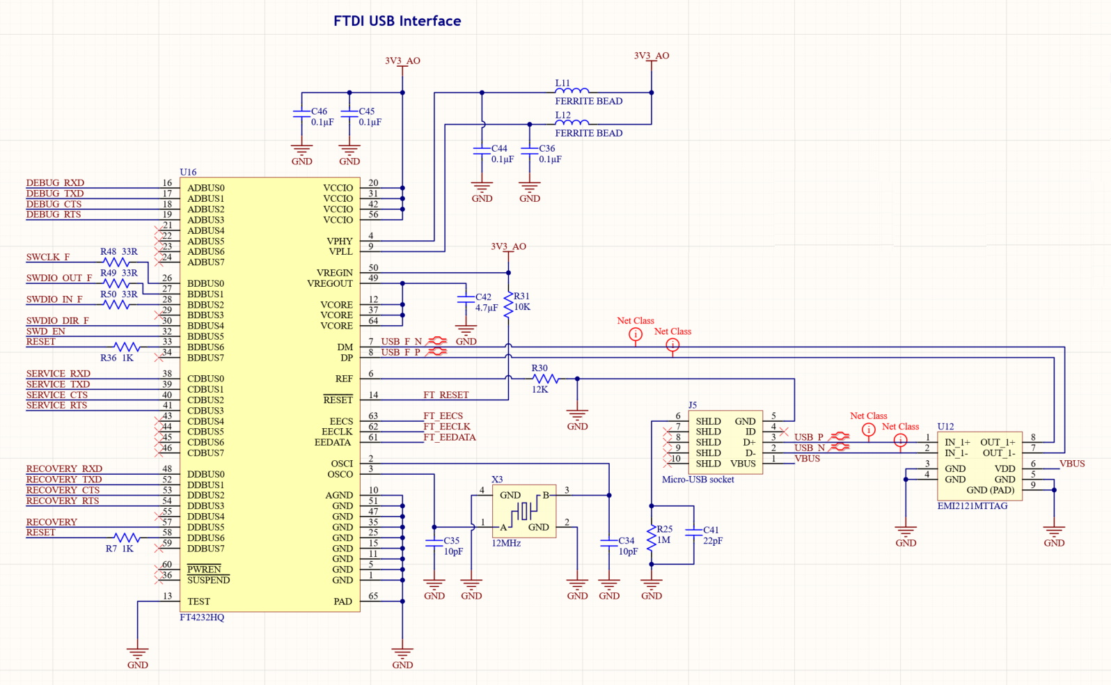 Ftdi ft232rl схема