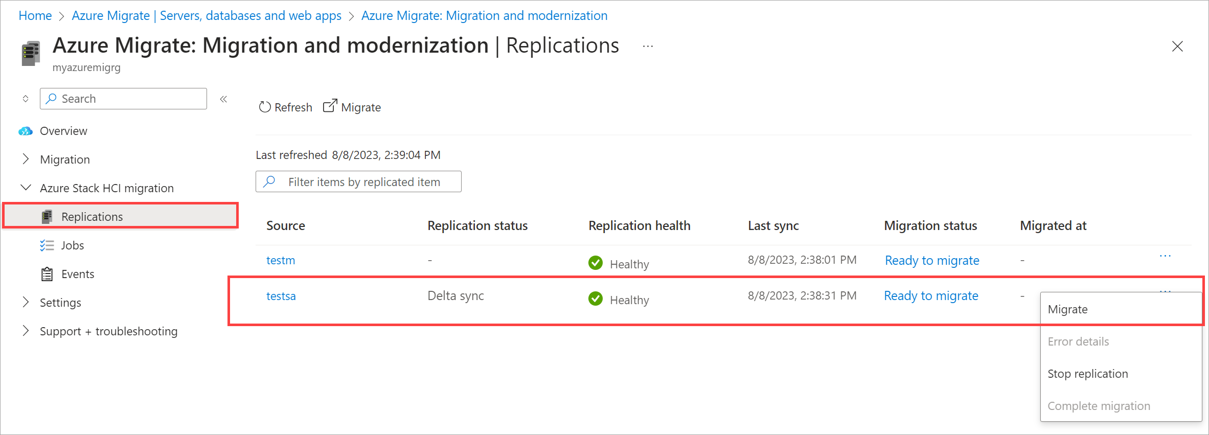 Перенос виртуальных машин Hyper V в Azure Stack HCI с помощью службы  