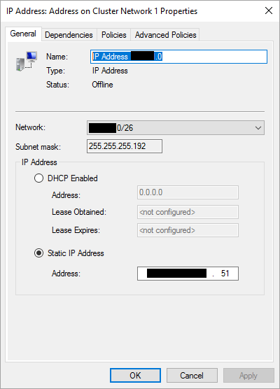 Снимок экрана, на котором показано, где нужно указать IP-адрес.