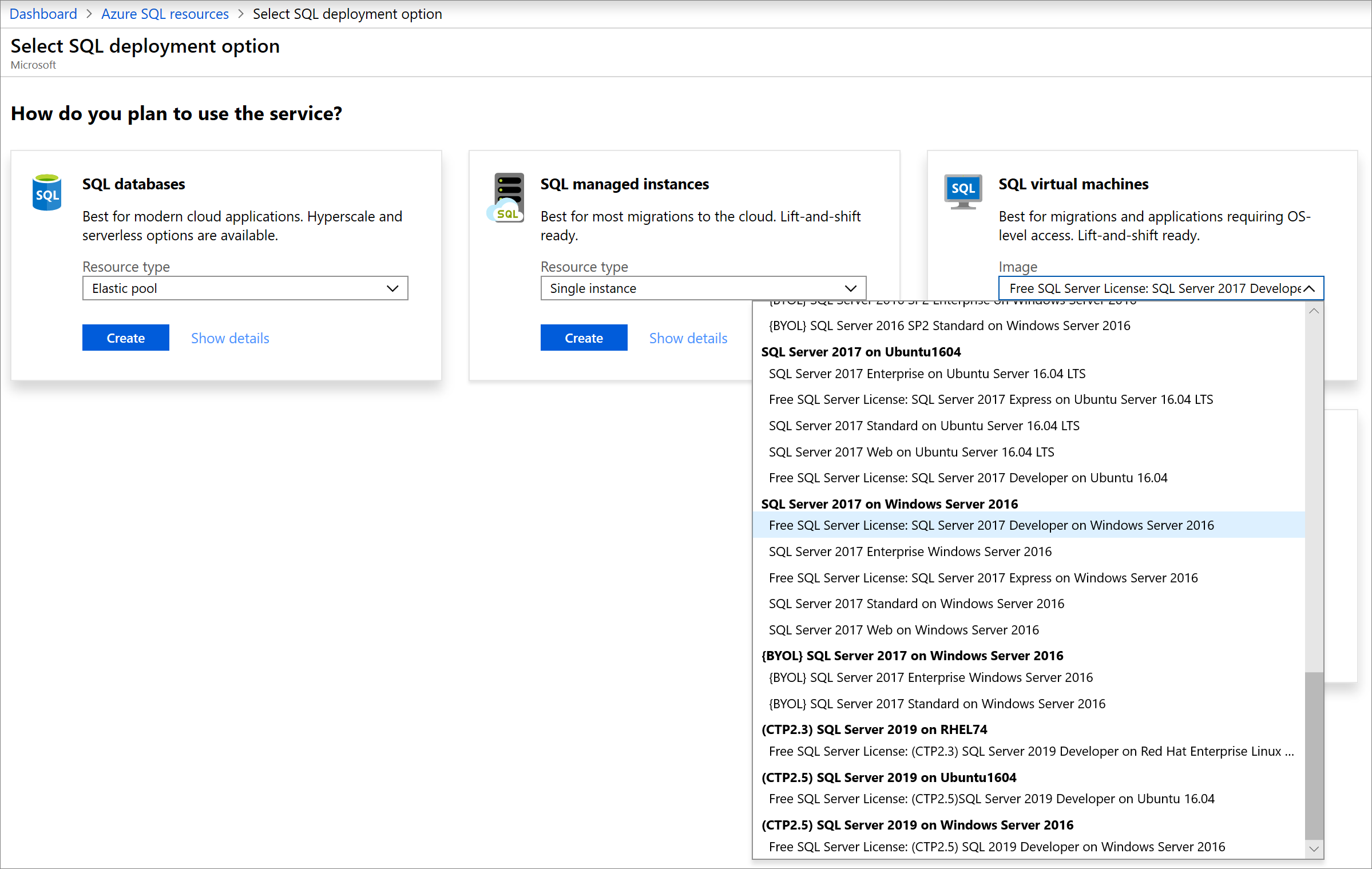 Создание SQL Server на виртуальной машине Windows в портал Azure - SQL  Server on Azure VMs | Microsoft Learn