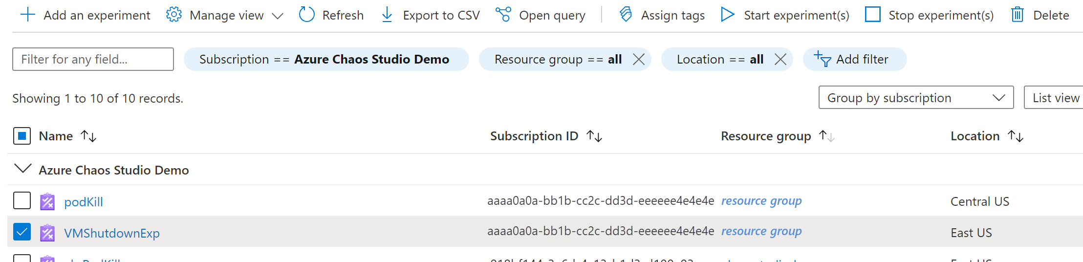 Снимок экрана: кнопка
