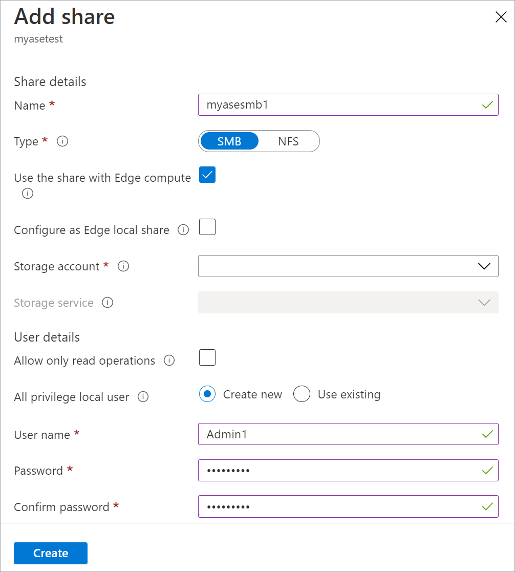 Управление общими папками в ППВМ Azure Stack Edge Pro | Microsoft Learn