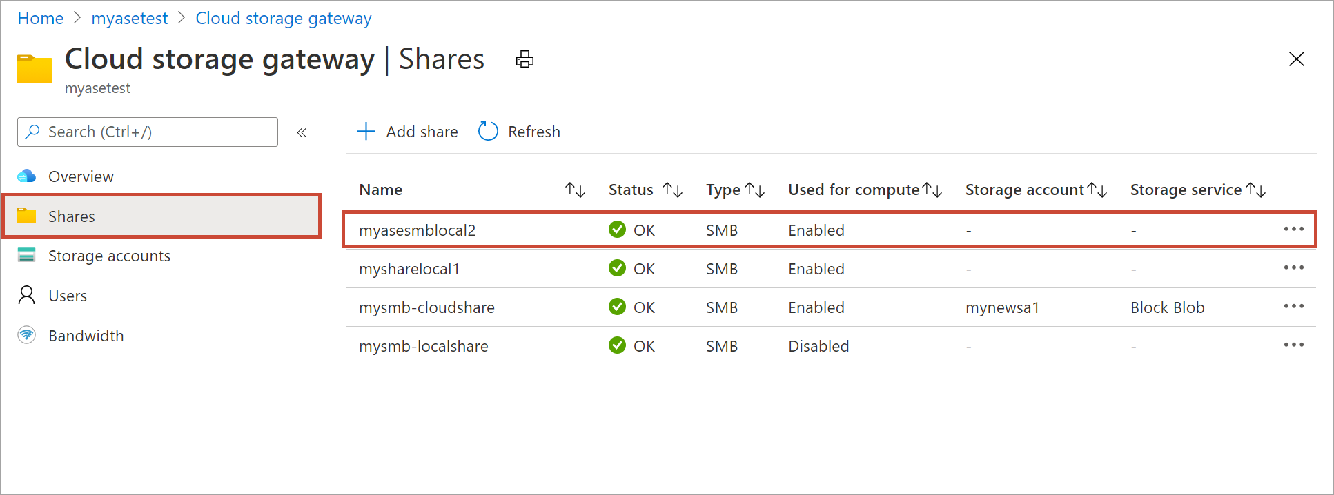 Управление общими папками в ППВМ Azure Stack Edge Pro | Microsoft Learn