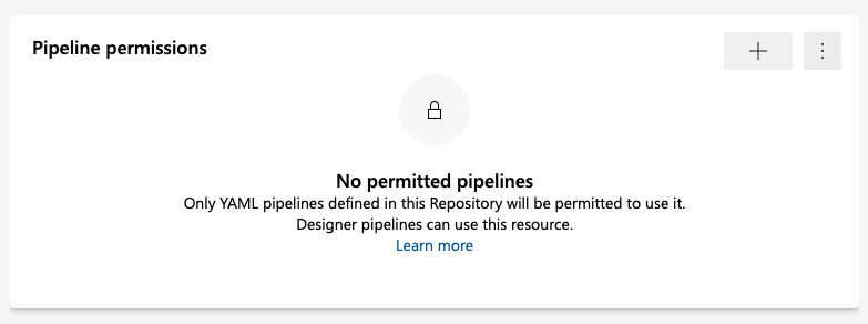 Add a pipeline repository restriction.