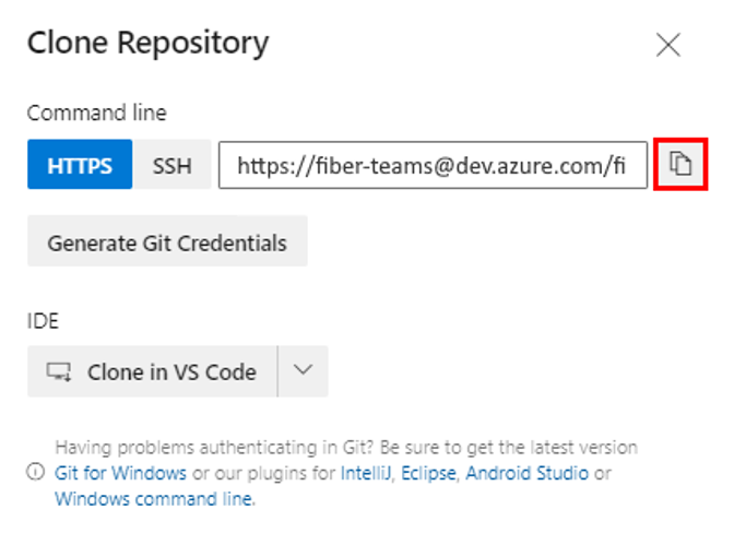 Клонирование существующего репозитория Git - Azure Repos | Microsoft Learn