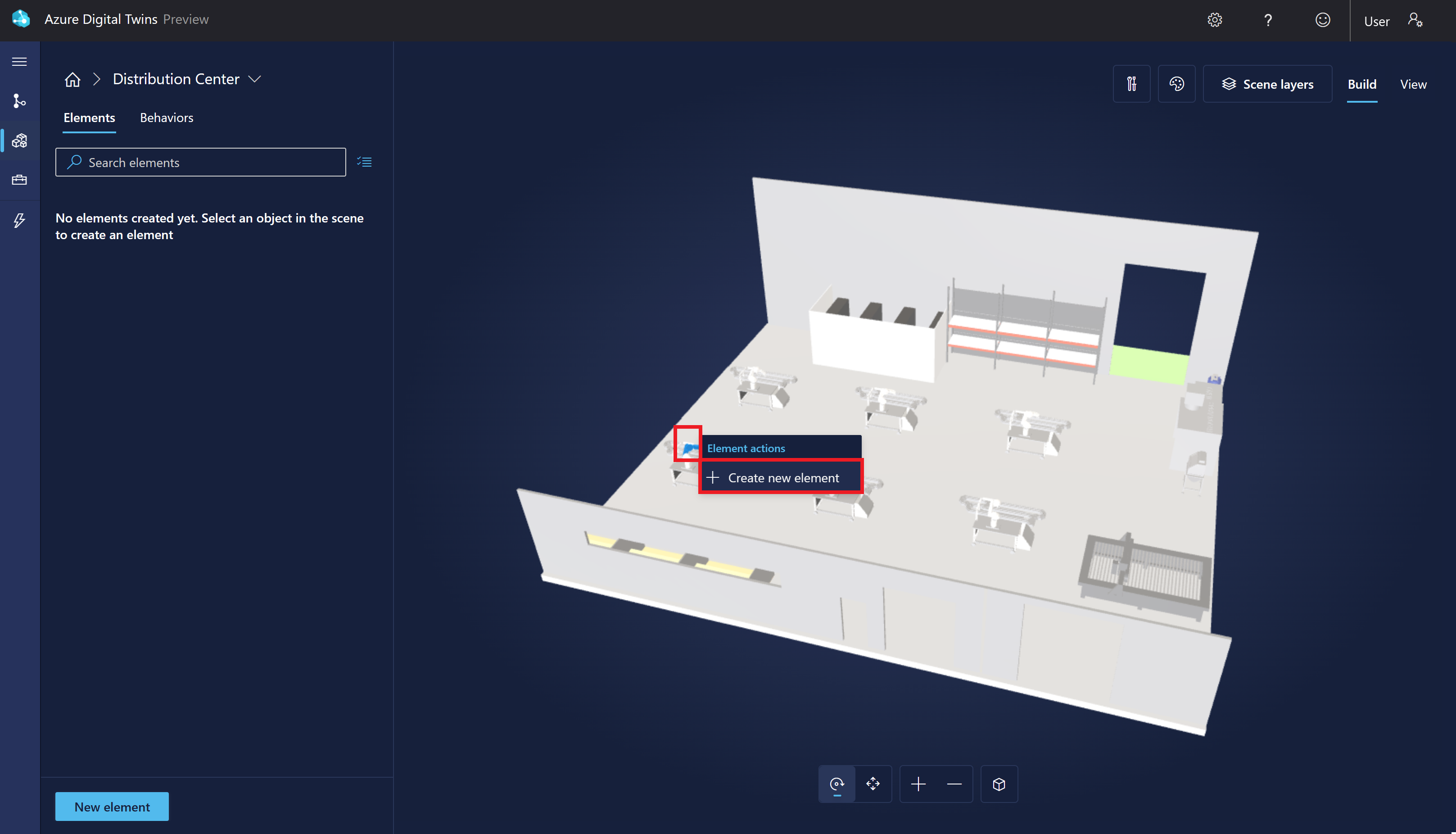 Краткое руководство. Начало работы с предварительной версией 3D Scenes  Studio - Azure Digital Twins | Microsoft Learn