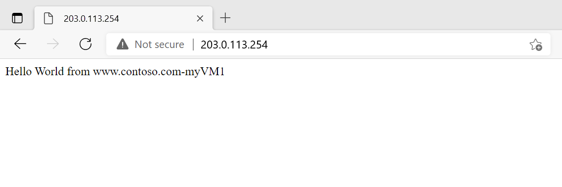 Снимок экрана: веб-сайт contoso в веб-браузере.