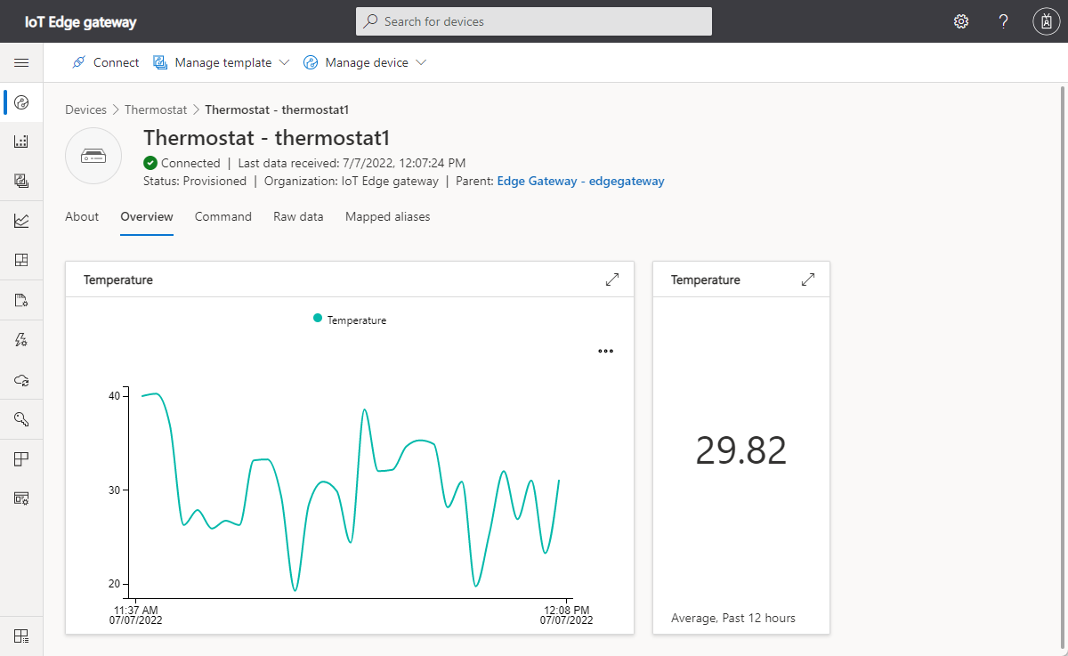 Подключение прозрачный шлюз IoT Edge для приложения - Azure IoT Central |  Microsoft Learn