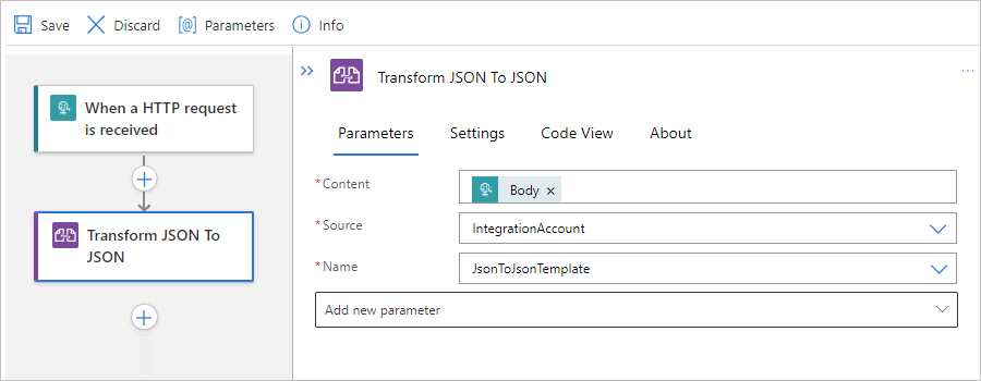 Screenshot showing Standard workflow with finished 