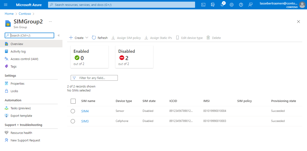 Подготовка новых SIM — портал Azure - Azure Private 5G Core | Microsoft  Learn