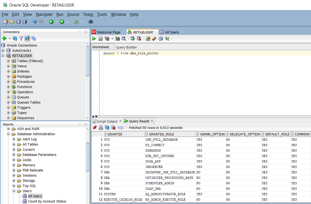 Oracle statistics Oracle statistics