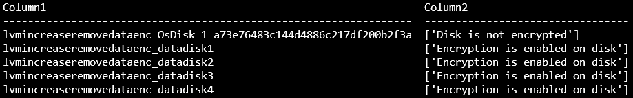 Параметры шифрования данных