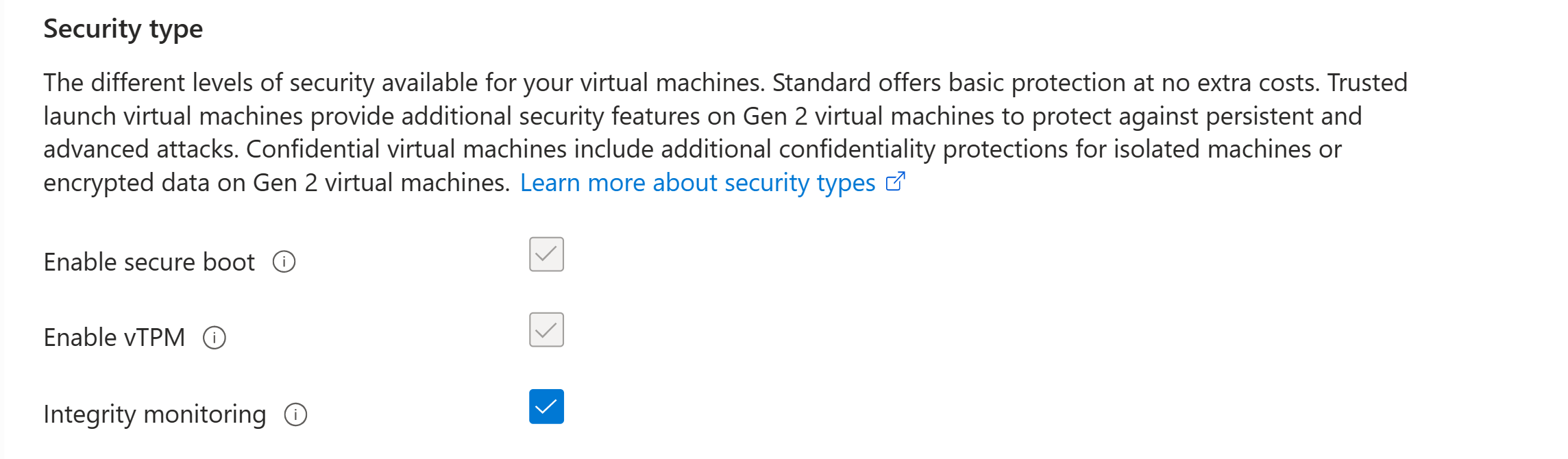 Развертывание виртуальной машины с доверенным запуском - Azure Virtual  Machines | Microsoft Learn