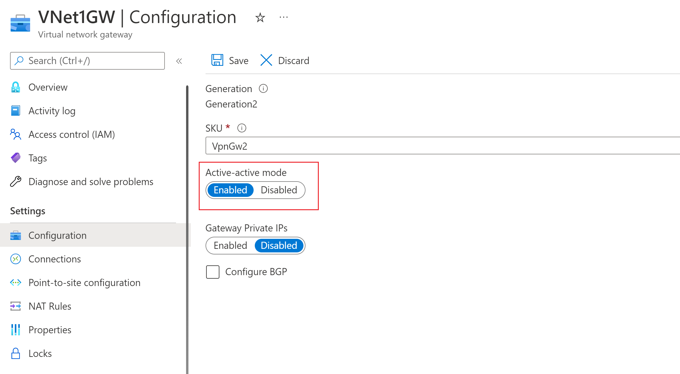 Подключение шлюза виртуальной сети к Виртуальной глобальной сети Azure |  Microsoft Learn