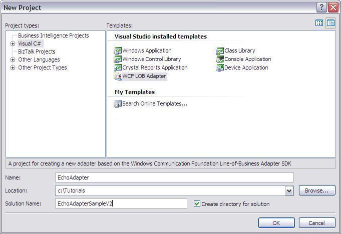 3a349be4-1a7d-480a-8e9d-cfcba63cd14a Screenshot that shows the New Project dialog box.