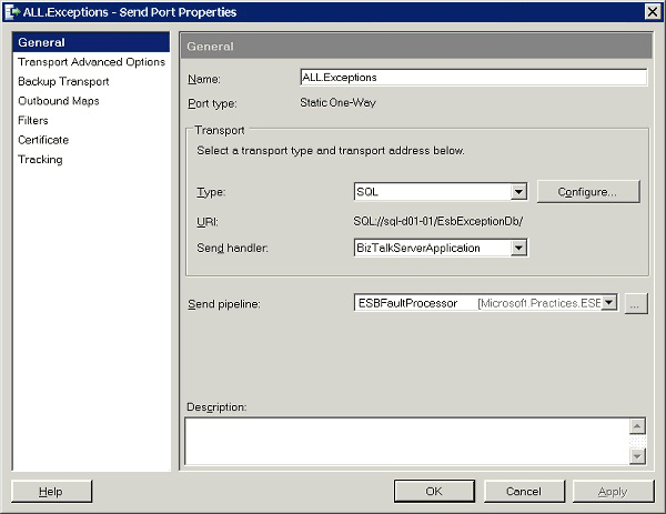 Send port. WCF запрос. MSMQ/BIZTALK. Порт create. Select transport Type.