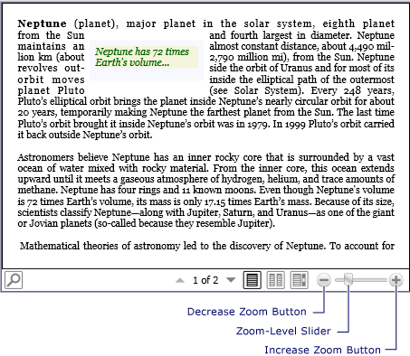 Масштабирование содержимого FlowDocumentReader