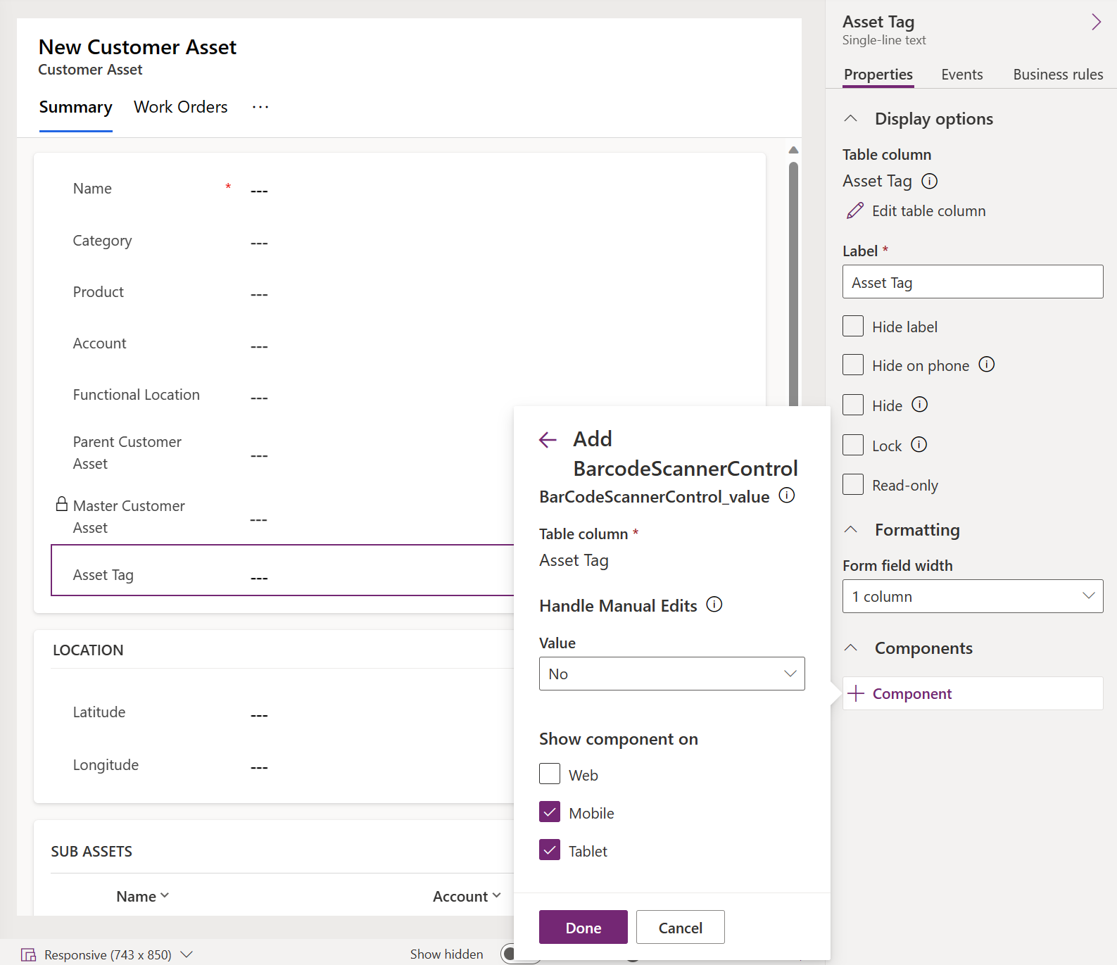 Сканирование штрих-кода и глобальный поиск - Dynamics 365 Field Service |  Microsoft Learn