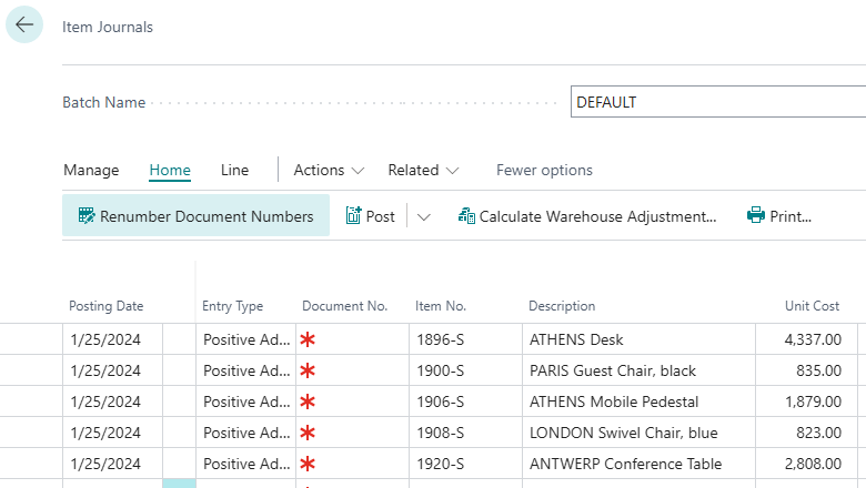 Renumber Document Numbers Renumber Document Numbers
