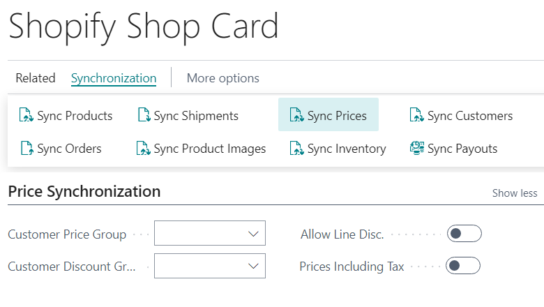 Shopify Shop Card