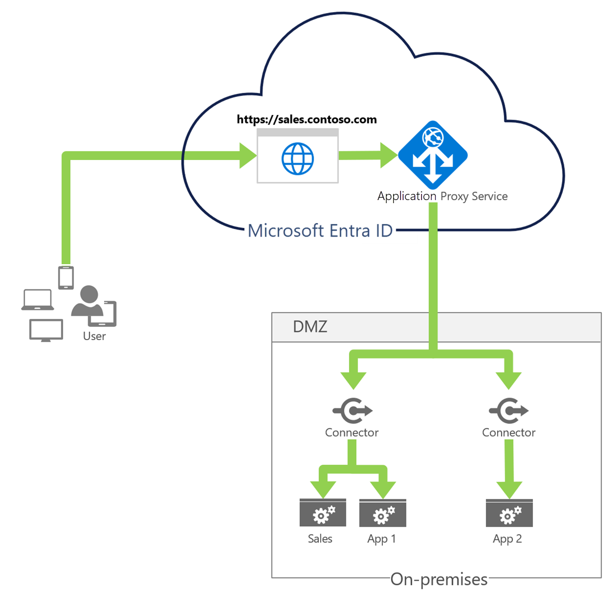 Application proxy architecture