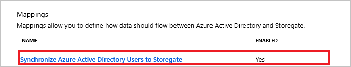 Storegate User Mappings