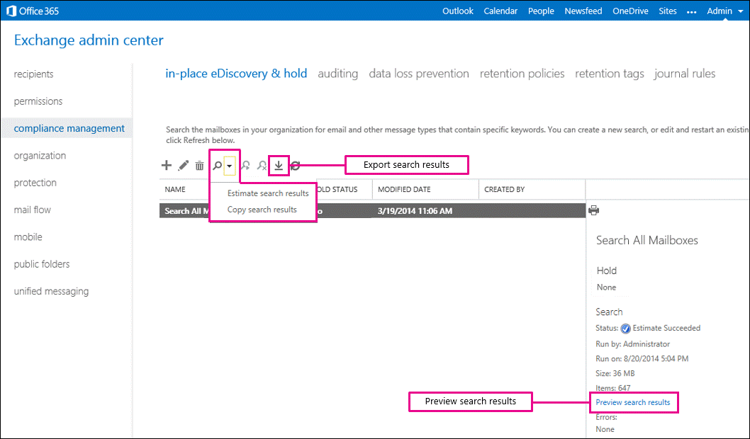 Календарь Exchange. Доступ на английском. EDISCOVERY ECP link. Exchange 2016 доступ к другому почтовому ящику через группу.