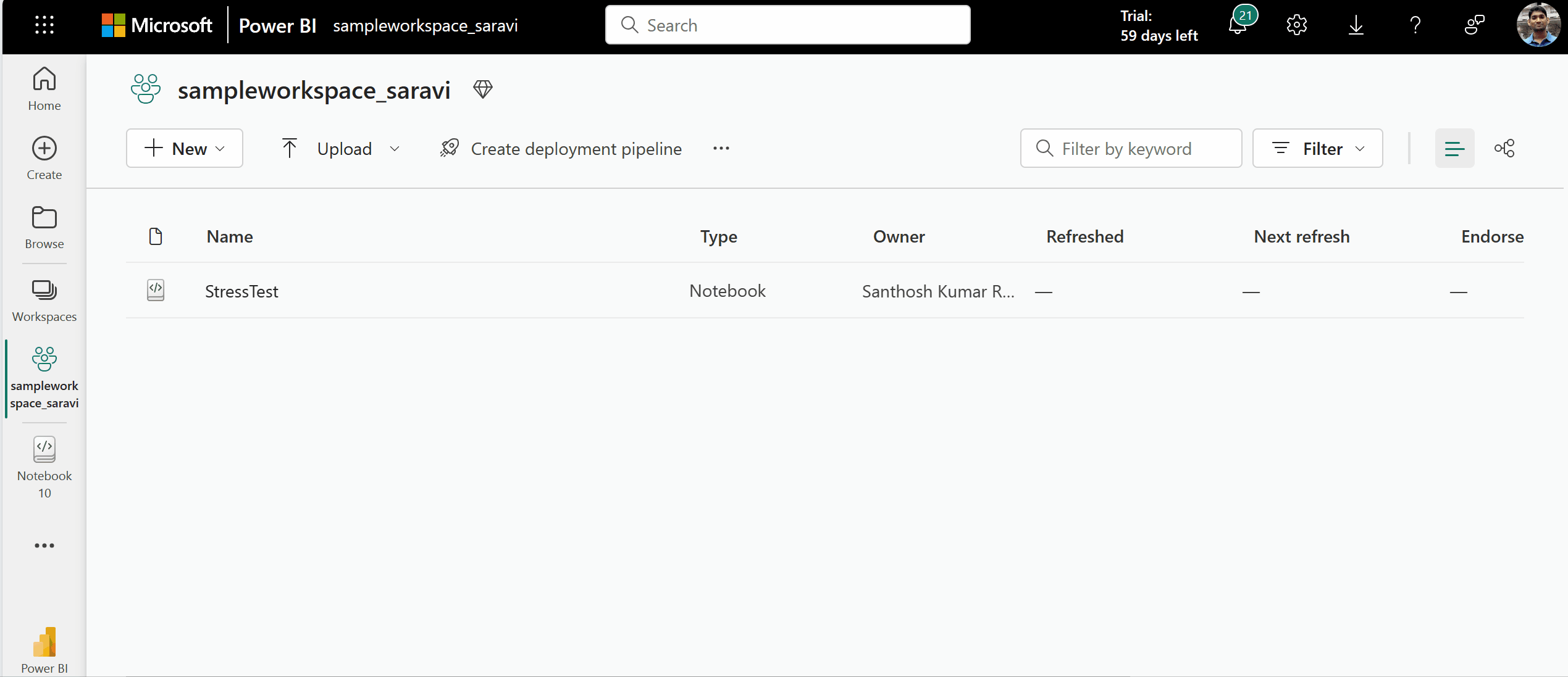 A gif showing the configuration of capacity settings for Data Engineering/Science.