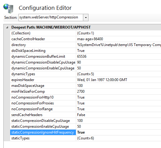 Configuration editor