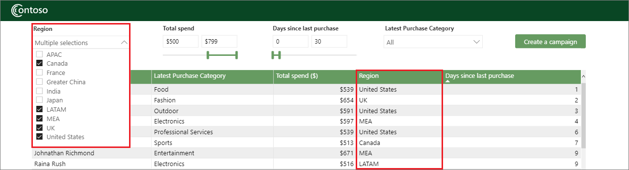 снимок экрана: раскрывающийся список 