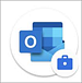 Снимок экрана: рабочее приложение Outlook на устройстве Google Pixel 4.