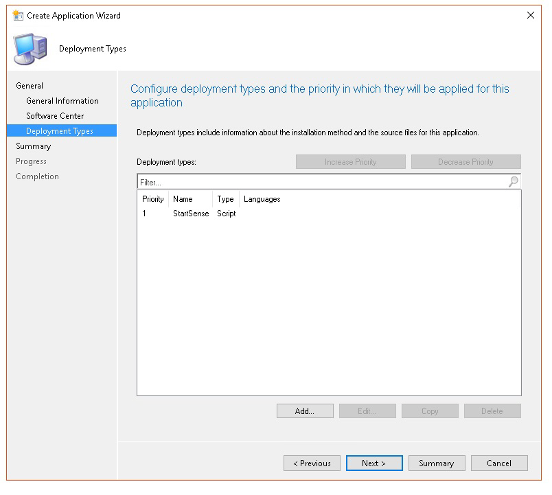 Microsoft Endpoint configuration Manager. Rsat. APPWIZARD. Deploy перевод.