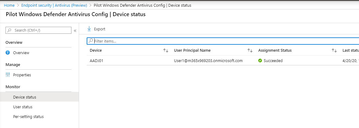 Изображение центра администрирования Microsoft Intune 35.