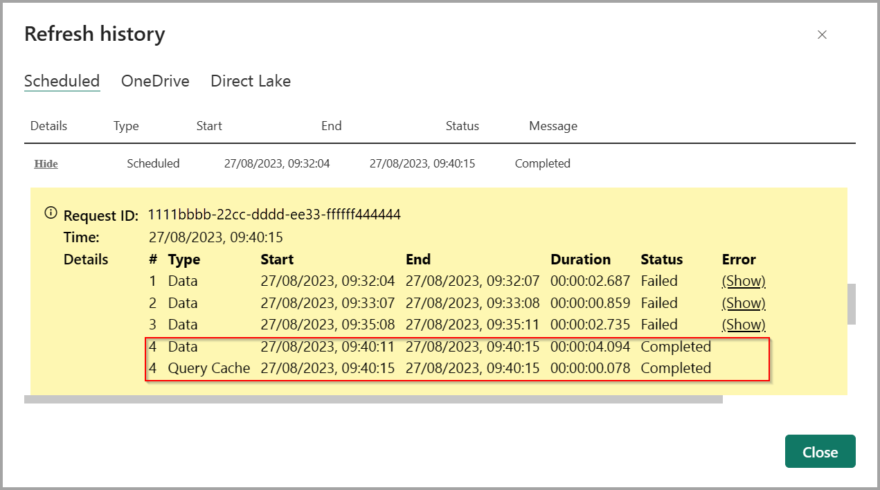 Data refresh in Power BI (Обновление данных в Power BI) - Power BI |  Microsoft Learn