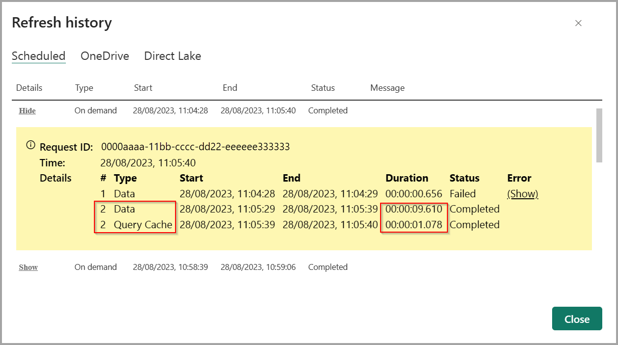 Data refresh in Power BI (Обновление данных в Power BI) - Power BI |  Microsoft Learn